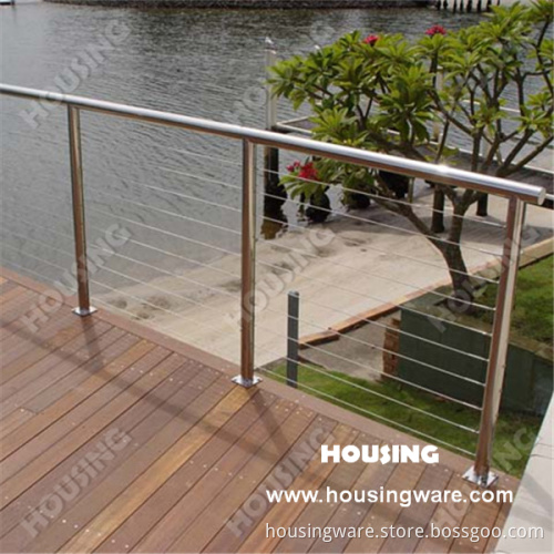 Stainless Steel Deck Cable Railing for Outdoor